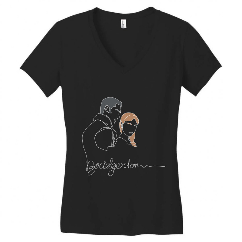 Bridgerton - Daphne And Simon Women's V-Neck T-Shirt by YVETTELOVE | Artistshot