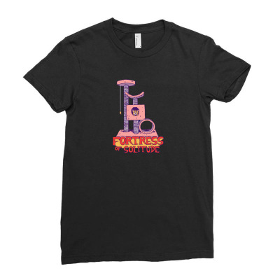 Fortress Of Solitude Ladies Fitted T-shirt Designed By Nawawi12