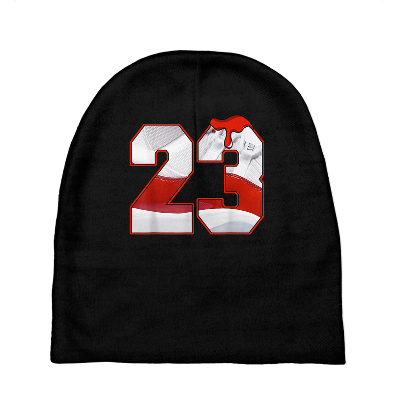 Design Number 23 Drip Shoes Cherry 11s Tee, 11 Retro Cherry T Shirt Baby Beanies | Artistshot