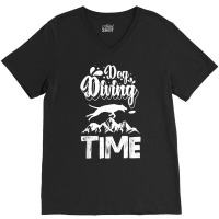 Dog Diving Time Water Dog Sport Coach T Shirt V-neck Tee | Artistshot