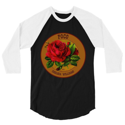 Rose Of Cimarron Poco Logo 3/4 Sleeve Shirt Designed By Warning