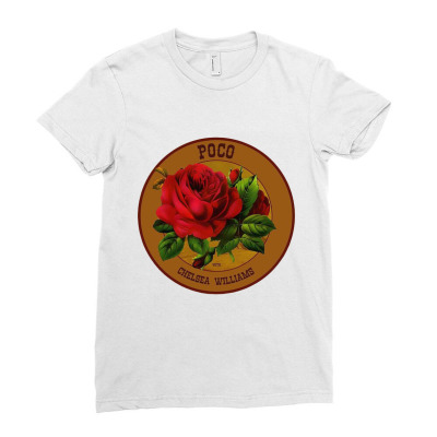 Rose Of Cimarron Poco Logo Ladies Fitted T-shirt Designed By Warning