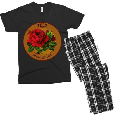 Rose Of Cimarron Poco Logo Men's T-shirt Pajama Set Designed By Warning