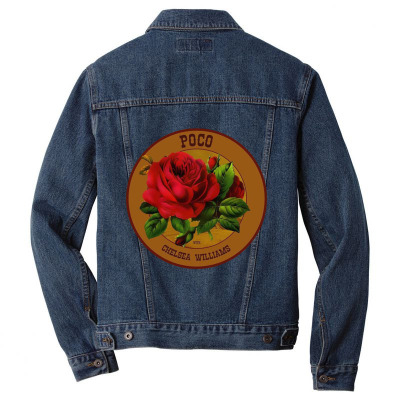 Rose Of Cimarron Poco Logo Men Denim Jacket Designed By Warning