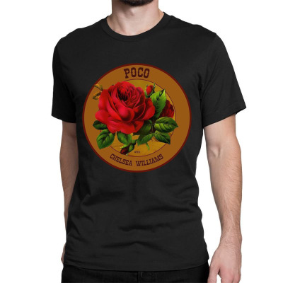 Rose Of Cimarron Poco Logo Classic T-shirt Designed By Warning