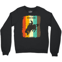 Hot Trend Rodeo Bronc Riding Retro 70s Vintage Rodeo Fan Crewneck Sweatshirt | Artistshot