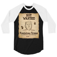 Trump Not Wanted 3/4 Sleeve Shirt | Artistshot