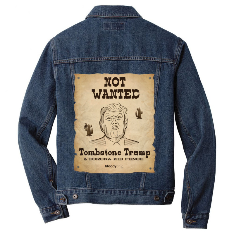 Trump Not Wanted Men Denim Jacket | Artistshot