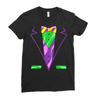 Carnival Masquerade Tuxedo Men Gift Parade Mardi Gras T Shirt Ladies Fitted T-shirt | Artistshot