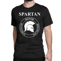 Hot Trend Spartan Warrior Virtues Of Sparta Classic T-shirt | Artistshot