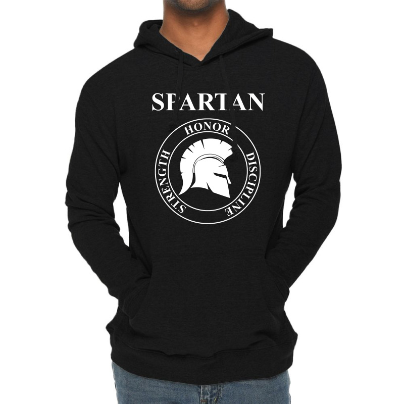 Hot Trend Spartan Warrior Virtues Of Sparta Lightweight Hoodie by Bostic Walling | Artistshot