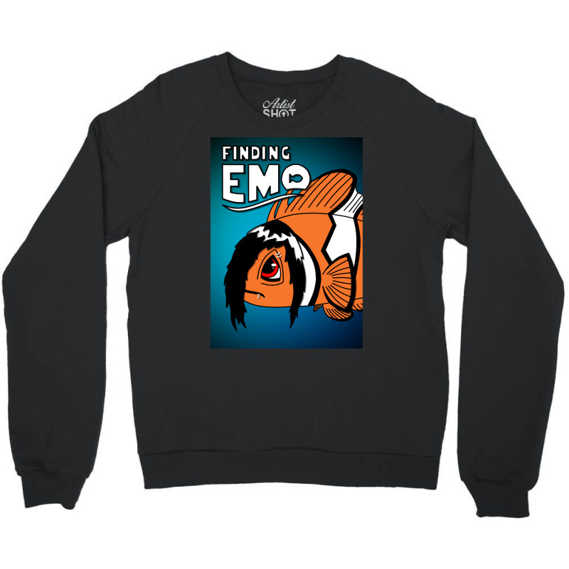 Finding Emo Crewneck Sweatshirt by onyekaafeku4 | Artistshot