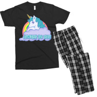 Always Be You Unicorn  (dwayne Johnson) Bob Stone   Central Intelligen Men's T-shirt Pajama Set | Artistshot