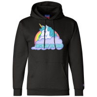 Always Be You Unicorn  (dwayne Johnson) Bob Stone   Central Intelligen Champion Hoodie | Artistshot