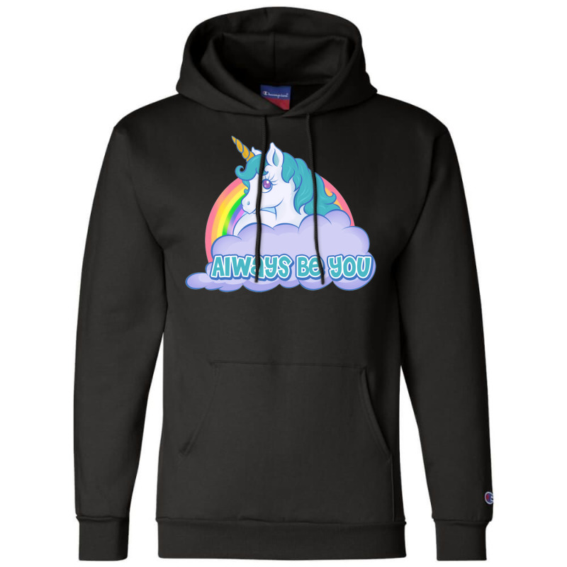 Always Be You Unicorn  (dwayne Johnson) Bob Stone   Central Intelligen Champion Hoodie by aashekfongwah | Artistshot