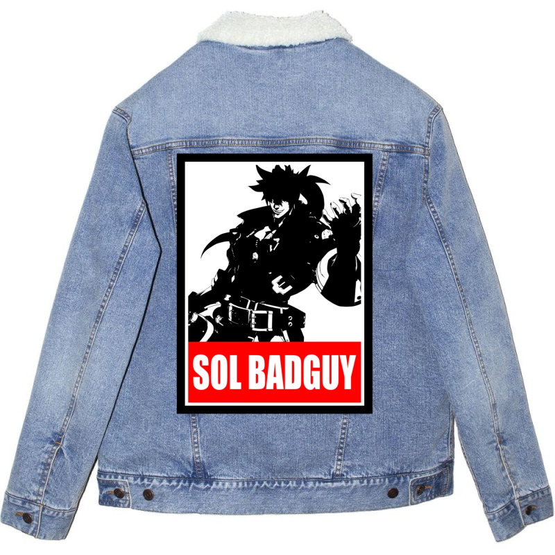 Sol Badguy Guilty Gear Strive Unisex Sherpa-Lined Denim Jacket by apolitery | Artistshot