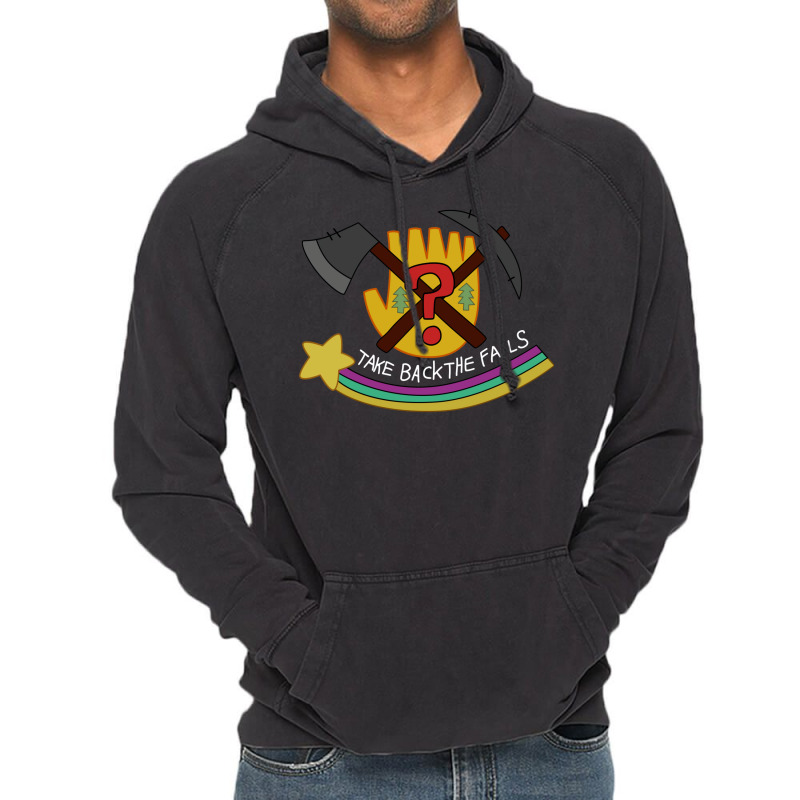 Gravity Falls   Take Back The Falls Vintage Hoodie by onyekaafeku4 | Artistshot