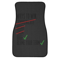 Limited Edition Ways To Win Front Car Mat | Artistshot