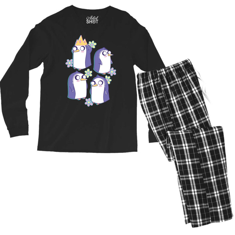 Gunter (adventure Time) Men's Long Sleeve Pajama Set by onyekaafeku4 | Artistshot