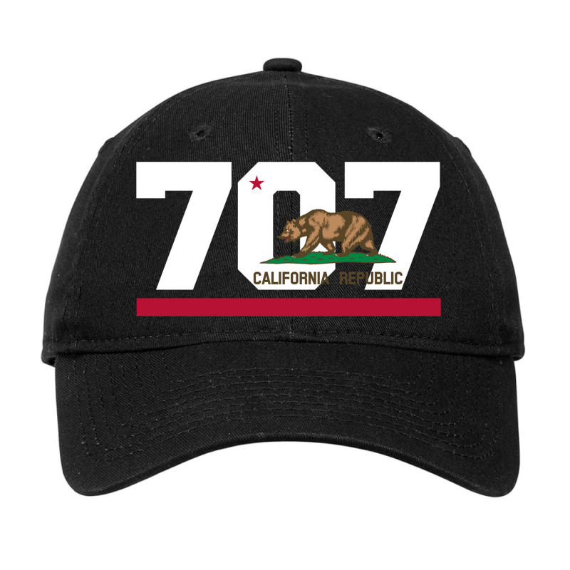 Area Code 707 Shirt - Sonoma California Adjustable Cap by GARRICKFULLER | Artistshot