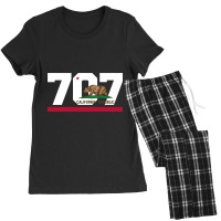 Area Code 707 Shirt - Sonoma California Women's Pajamas Set | Artistshot