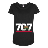 Area Code 707 Shirt - Sonoma California Maternity Scoop Neck T-shirt | Artistshot