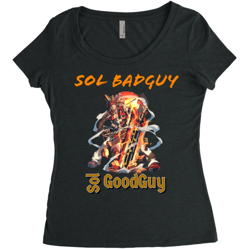 Sol Badguy Sol Goodguy Guilty Gear Strive Women's Triblend Scoop T-shirt by apolitery | Artistshot