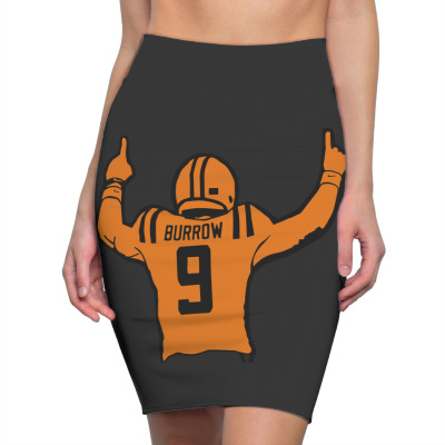 Football 9 Burrow Pencil Skirts Designed By Warning