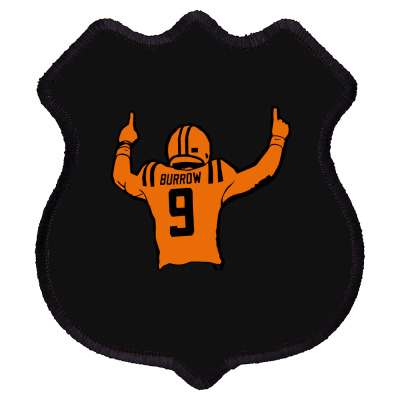 Football 9 Burrow Shield Patch Designed By Warning