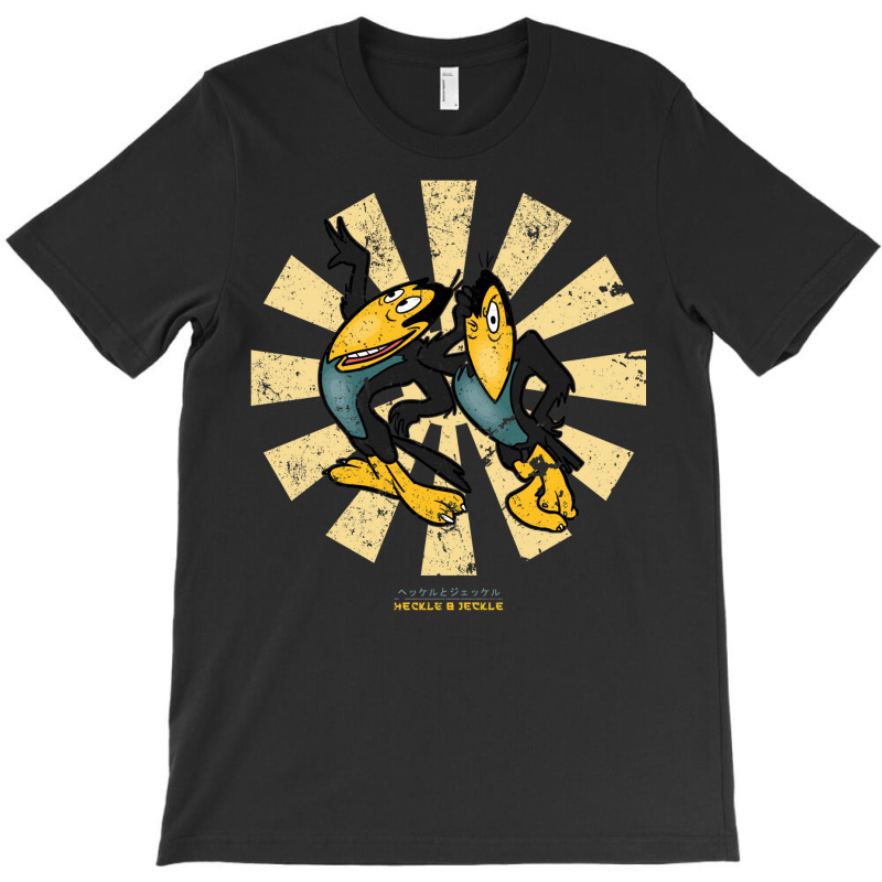 Heckle And Jeckle Retro Japanese T-Shirt by onyekaafeku4 | Artistshot