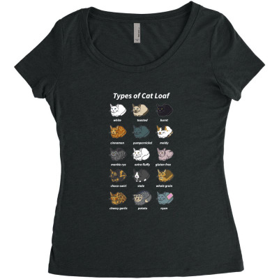 Funny Cat Dimension Women's Triblend Scoop T-shirt Designed By Warning