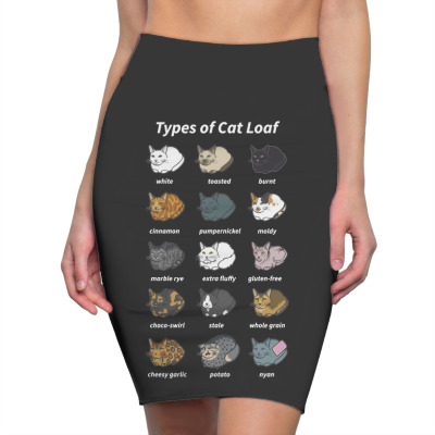 Funny Cat Dimension Pencil Skirts Designed By Warning