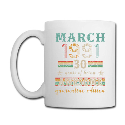 Birthday Decoration March 1991 Gift Coffee Mug Designed By Youart