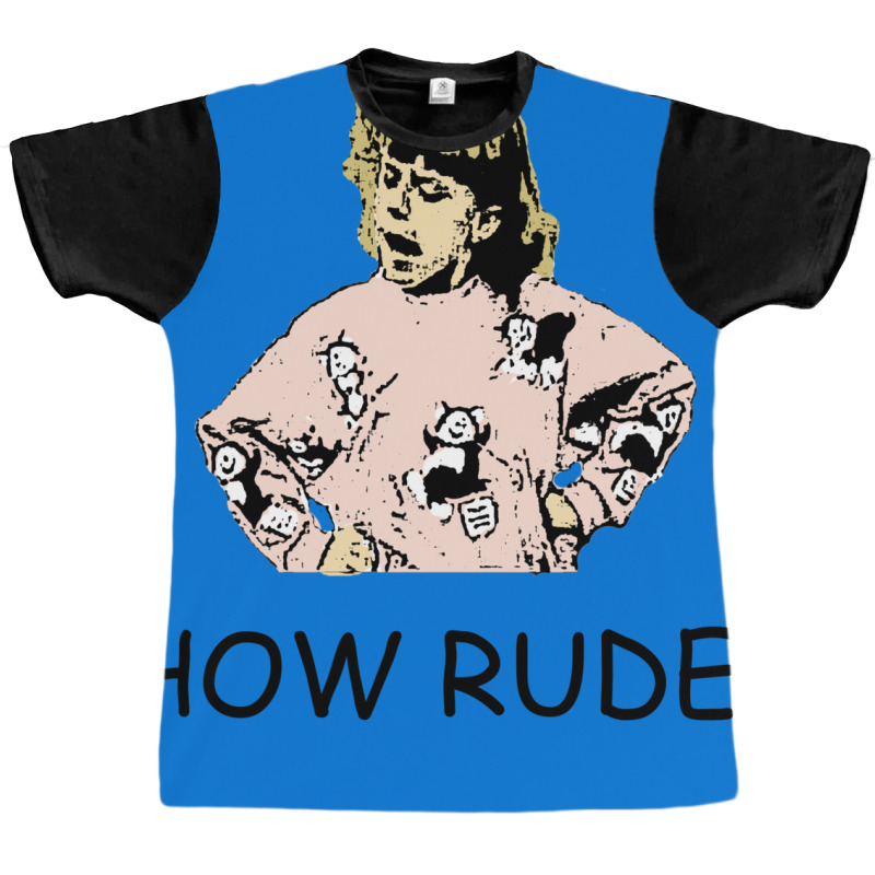 How Rude! Graphic T-shirt by onyekaafeku4 | Artistshot