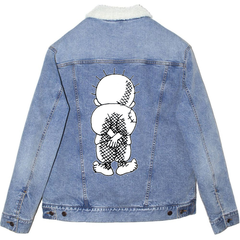 Handala حنظلة Unisex Sherpa-lined Denim Jacket | Artistshot