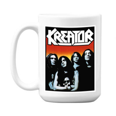 Design Kreator Band 15 Oz Coffee Mug Designed By Warning
