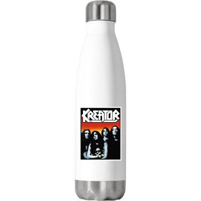 Design Kreator Band Stainless Steel Water Bottle Designed By Warning