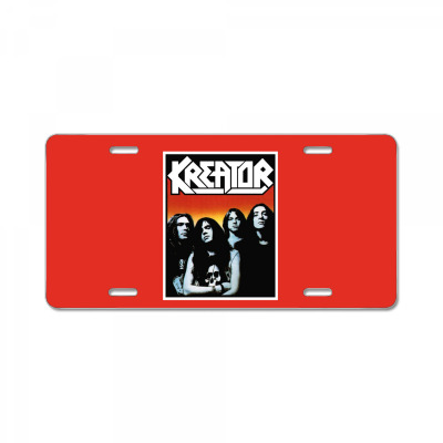 Design Kreator Band License Plate Designed By Warning