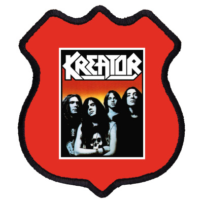 Design Kreator Band Shield Patch Designed By Warning