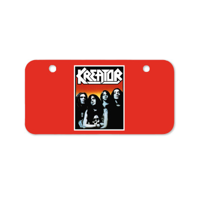 Design Kreator Band Bicycle License Plate Designed By Warning