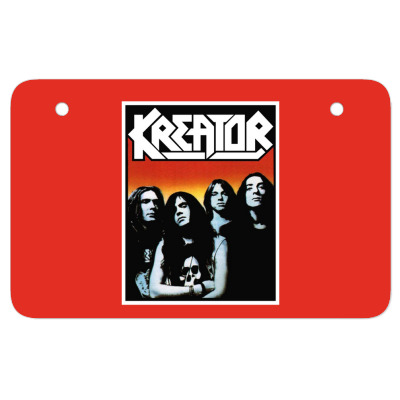 Design Kreator Band Atv License Plate Designed By Warning