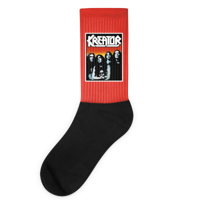 Design Kreator Band Socks Designed By Warning