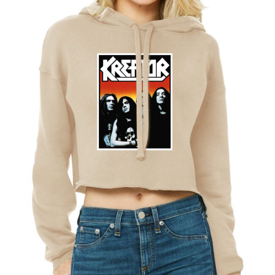 Design Kreator Band Cropped Hoodie Designed By Warning