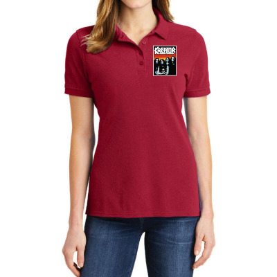 Design Kreator Band Ladies Polo Shirt Designed By Warning
