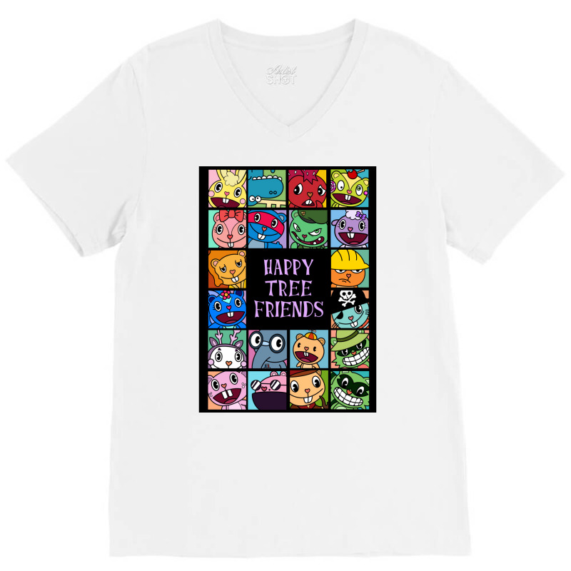 Happy Tree Friends V-neck Tee | Artistshot