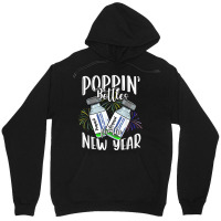 Poppin Bottles For The New Year Funny Icu Nurse Crew 2023 T Shirt Unisex Hoodie | Artistshot