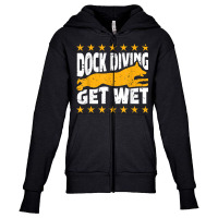 Dock Diving Get Wet Water Dog Sport Coach T Shirt Youth Zipper Hoodie | Artistshot