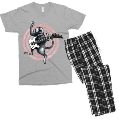 Chameleon Music Men's T-shirt Pajama Set Designed By Warning