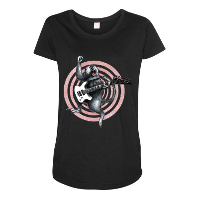 Chameleon Music Maternity Scoop Neck T-shirt Designed By Warning
