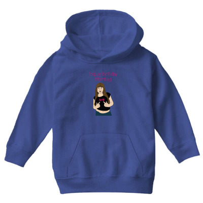 Horn Bag Girl Youth Hoodie Designed By Warning